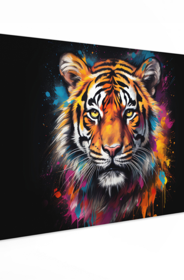 canvas tijger graffiti