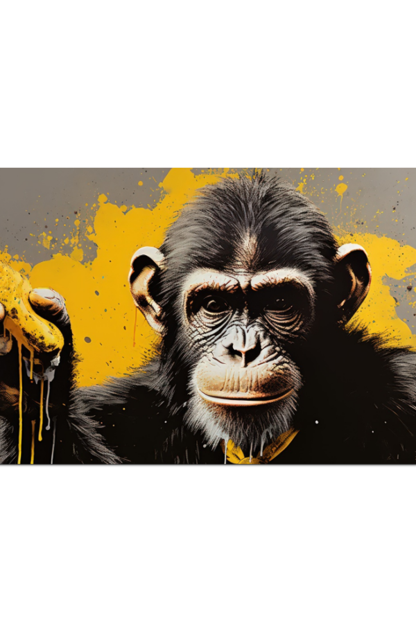 bureau onderlegger chimpansee