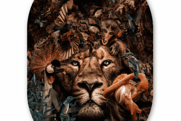 Muurovalen met Dieren collectie